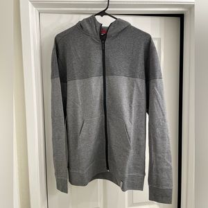 Black Clover, Grey Men’s Full Zip Golf Hoodie